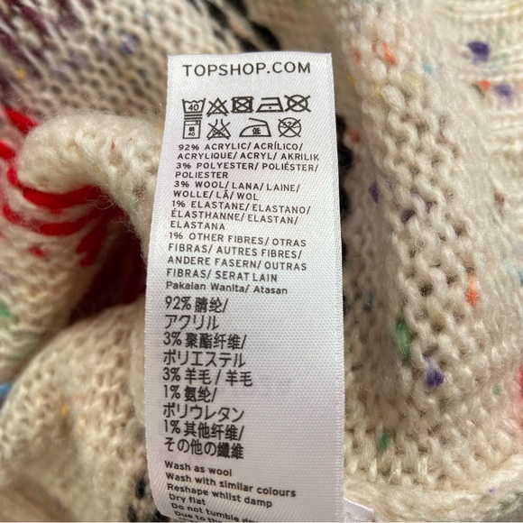 Topshop Check Pattern Sweater - Picture 14 of 14